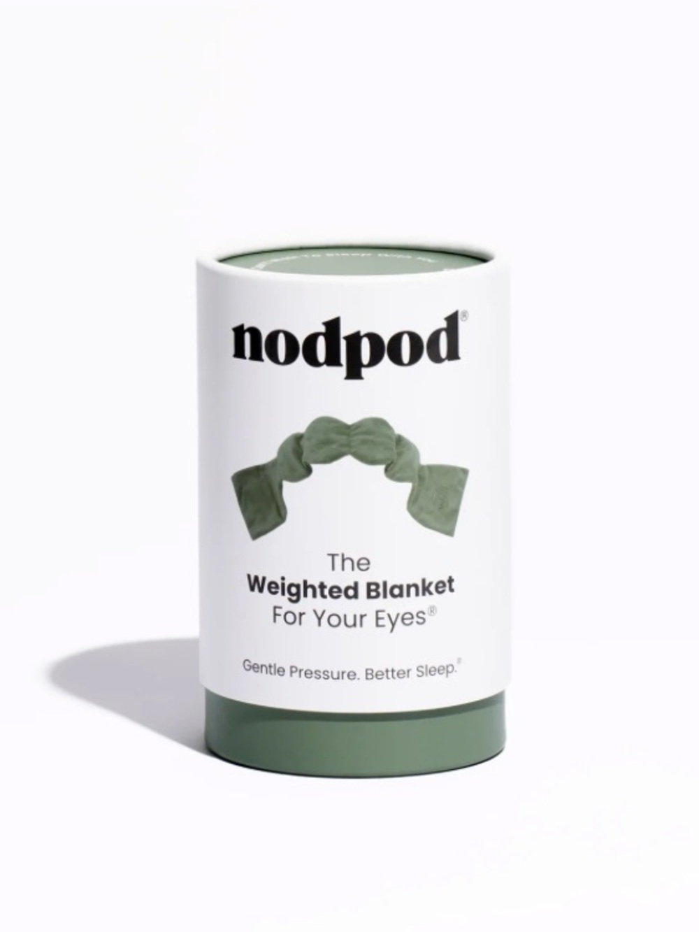 nodpod Weighted Eye Blanket Sleep Mask— Sage NWT